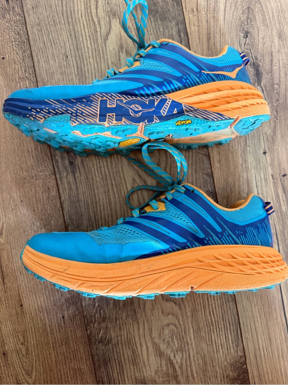 Hoka One One Speedgoat 3 Trail Running Shoes - Women's Size 7.5 Vibram megagrip - Picture 9 of 10